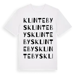 Klintebys ordlek t-shirt – ekologisk bomull t-shirt från Pinshirt