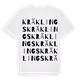 Kräklings ordlek t-shirt