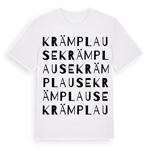 Krämplause ordlek t-shirt – ekologisk bomull t-shirt från Pinshirt