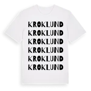 Kroklund ordlek t-shirt – ekologisk bomull t-shirt från Pinshirt