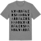 Mid Heather Gray t-shirt med Kvarnåkershamn ordlek t-shirt