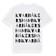 Kvarnåkershamn ordlek t-shirt
