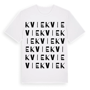 Kvie ordlek t-shirt – ekologisk bomull t-shirt från Pinshirt