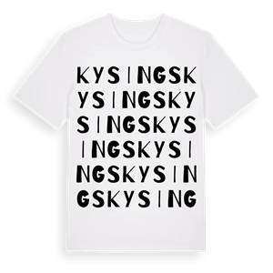 Kysings ordlek t-shirt – ekologisk bomull t-shirt från Pinshirt