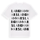 Langhammars ordlek t-shirt