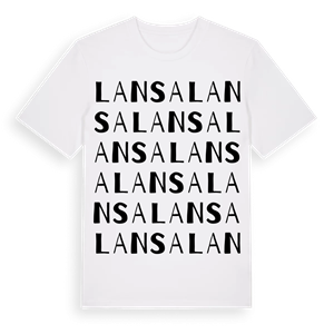 Lansa ordlek t-shirt – ekologisk bomull t-shirt från Pinshirt