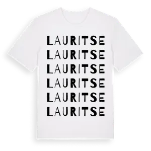 Lauritse ordlek t-shirt – ekologisk bomull t-shirt från Pinshirt