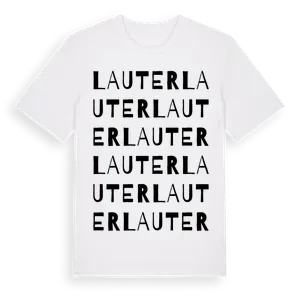 Lauter ordlek t-shirt – ekologisk bomull t-shirt från Pinshirt