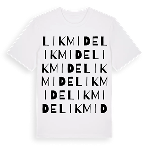 Likmide ordlek t-shirt – ekologisk bomull t-shirt från Pinshirt