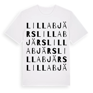 Lilla Bjärs ordlek t-shirt – ekologisk bomull t-shirt från Pinshirt