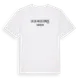 White t-shirt med Lilla Hajslunds i Sverige t-shirt