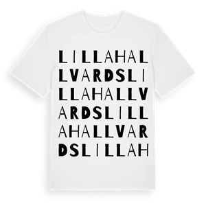 Lilla Hallvards ordlek t-shirt – ekologisk bomull t-shirt från Pinshirt