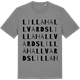 Mid Heather Gray t-shirt med Lilla Hallvards ordlek t-shirt