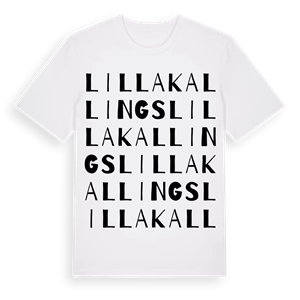 Lilla Kallings ordlek t-shirt – ekologisk bomull t-shirt från Pinshirt