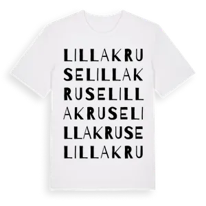 Lilla Kruse ordlek t-shirt – ekologisk bomull t-shirt från Pinshirt