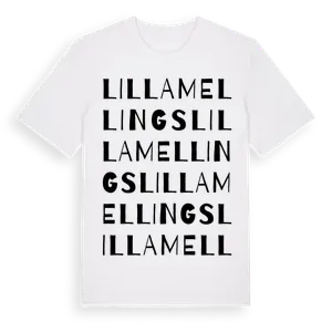 Lilla Mellings ordlek t-shirt – ekologisk bomull t-shirt från Pinshirt