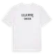 White t-shirt med Lilla Myre i Sverige t-shirt