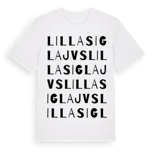 Lilla Siglajvs ordlek t-shirt – ekologisk bomull t-shirt från Pinshirt