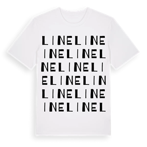 Line ordlek t-shirt – ekologisk bomull t-shirt från Pinshirt
