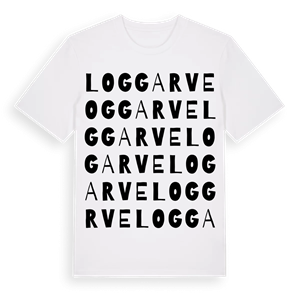 Loggarve ordlek t-shirt – ekologisk bomull t-shirt från Pinshirt