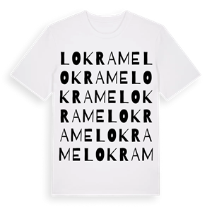 Lokrame ordlek t-shirt – ekologisk bomull t-shirt från Pinshirt