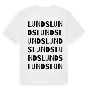 Lunds ordlek t-shirt – ekologisk bomull t-shirt från Pinshirt