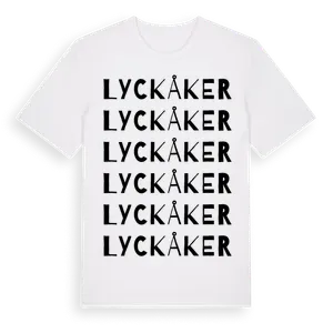 Lyckåker ordlek t-shirt – ekologisk bomull t-shirt från Pinshirt