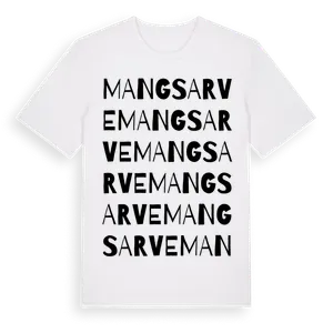 Mangsarve ordlek t-shirt – ekologisk bomull t-shirt från Pinshirt