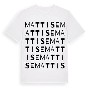 Mattise ordlek t-shirt – ekologisk bomull t-shirt från Pinshirt