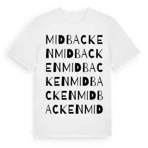 Midbacken ordlek t-shirt – ekologisk bomull t-shirt från Pinshirt