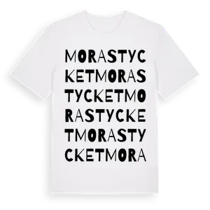 Morastycket ordlek t-shirt – ekologisk bomull t-shirt från Pinshirt