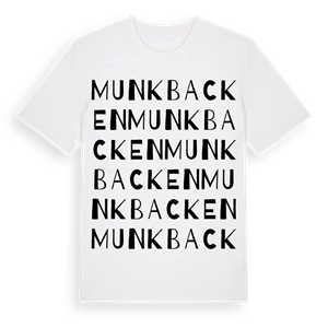 Munkbacken ordlek t-shirt – ekologisk bomull t-shirt från Pinshirt