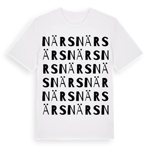 Närs ordlek t-shirt – ekologisk bomull t-shirt från Pinshirt