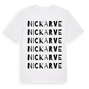 Nickarve ordlek t-shirt – ekologisk bomull t-shirt från Pinshirt
