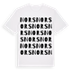 White t-shirt med Nors ordlek t-shirt