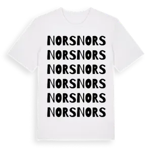 Nors ordlek t-shirt – ekologisk bomull t-shirt från Pinshirt