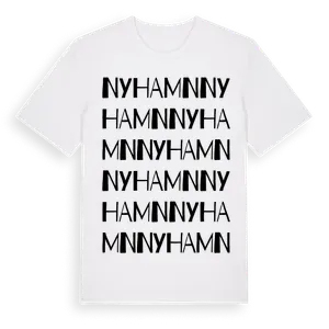 Nyhamn ordlek t-shirt – ekologisk bomull t-shirt från Pinshirt
