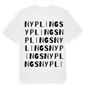Nyplings ordlek t-shirt – ekologisk bomull t-shirt från Pinshirt