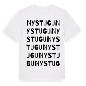 Nystugu ordlek t-shirt – ekologisk bomull t-shirt från Pinshirt