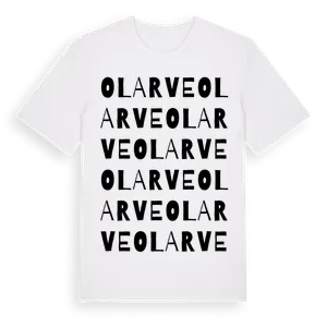 Olarve ordlek t-shirt – ekologisk bomull t-shirt från Pinshirt