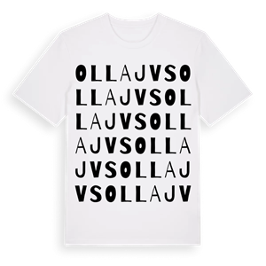 Ollajvs ordlek t-shirt – ekologisk bomull t-shirt från Pinshirt