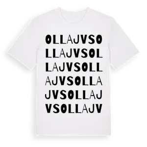 Ollajvs ordlek t-shirt – ekologisk bomull t-shirt från Pinshirt