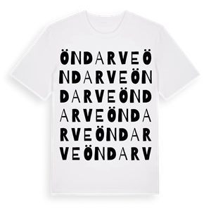 Öndarve ordlek t-shirt – ekologisk bomull t-shirt från Pinshirt