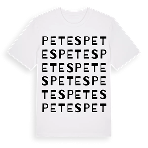 Petes ordlek t-shirt – ekologisk bomull t-shirt från Pinshirt
