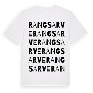 Rangsarve ordlek t-shirt – ekologisk bomull t-shirt från Pinshirt