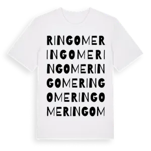 Ringome ordlek t-shirt – ekologisk bomull t-shirt från Pinshirt