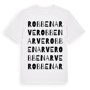 Robbenarve ordlek t-shirt – ekologisk bomull t-shirt från Pinshirt