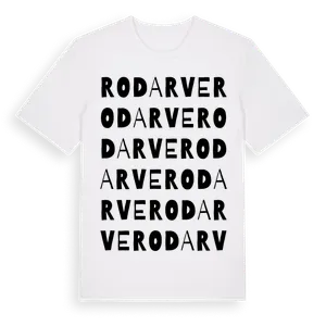 Rodarve ordlek t-shirt – ekologisk bomull t-shirt från Pinshirt