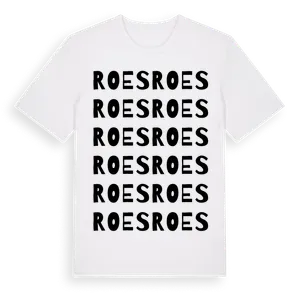 Roes ordlek t-shirt – ekologisk bomull t-shirt från Pinshirt