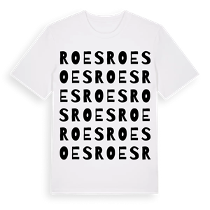 Roes ordlek t-shirt – ekologisk bomull t-shirt från Pinshirt